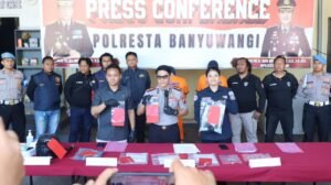 Polresta Banyuwangi Ungkap Pencurian Pecah Kaca Mobil, Dua Tersangka Pernah Beraksi di Malaysia